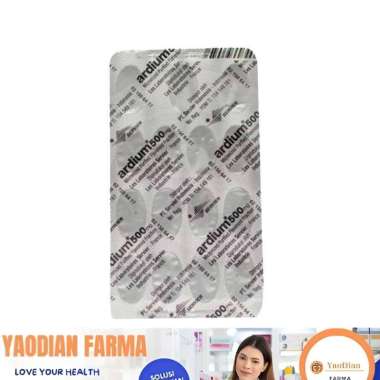 READY- ARDIUM 500 MG STRIP 15 TABLET ORIGINALE