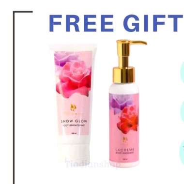La Creme Body Bleaching Whitening | Brightening body lotion Pencerah Kulit Permanen Snow glow lotion