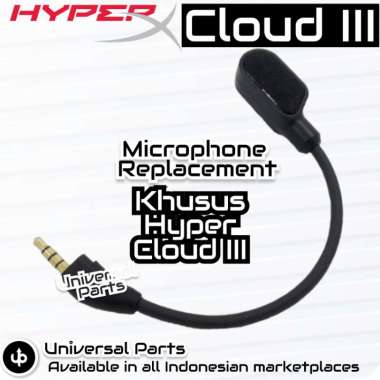 Mic HyperX Cloud 3 / Cloud III Headset Gaming Headset Microphone Replacement Mic HyperX Cloud 3