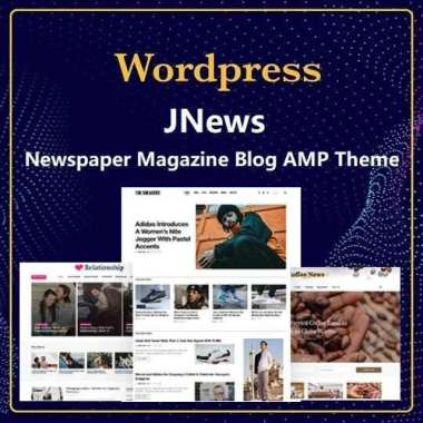 JNews Pro - WordPress Newspaper Magazine Blog AMP Theme Asli Original Premium Lifetime - WordPress T
