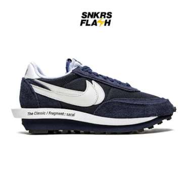 Sepatu Sneakers Unisex NIKE X SACAI LD WAFFLE FRAGMENT BLUE - DH2684400 45.5
