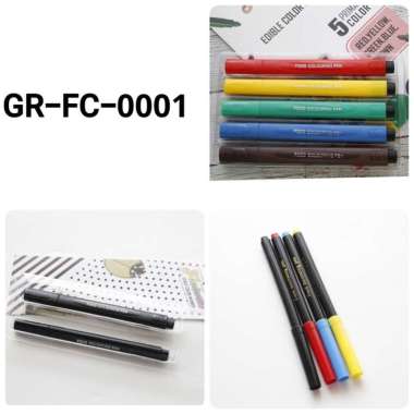 FC-0001 Edible pen foodwriter edible color pen pen makanan