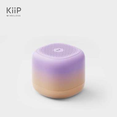 KiiP Wireless Y10 Portable Speaker Stereo Mini HiFi Wireless Speaker Bluetooth Gradasi Ungu