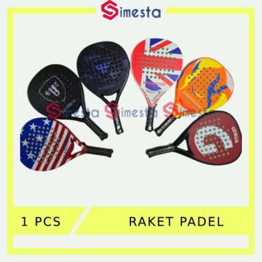 Raket Padel Carbon Racket Paddle Karbon