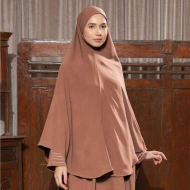 Lozy Hijab - Saba Khimar Bandana (Jilbab Syari French Khimar Haji dan Umrah Bahan Nadem Anti UV) Sie
