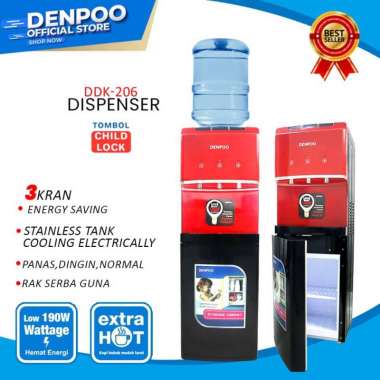 DISPENSER GALON ATAS DENPOO KOMPRESOR DDK 206