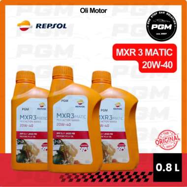 Oli Motor Matic Repsol MXR 3 20W40 0.8L (Dijamin Ori 100%)