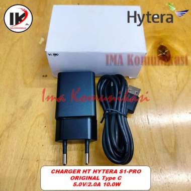 CHARGER HT HYTERA TYPE C 5V 2A 10W ORIGINAL HYTERA S SERIES COMPATIBEL HYTERA PNC 360S