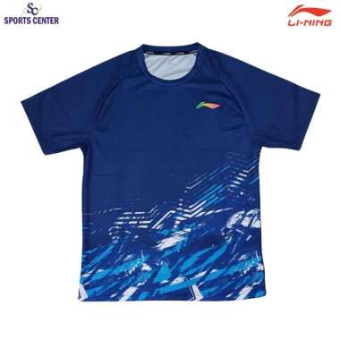 Special Price Kaos / Jersey Badminton Lining Player ATSU791 Navy M