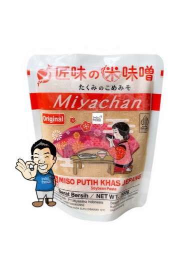 Miyachan Shiro Miso Paste- Pasta Miso- Tauco Jepang 300 g