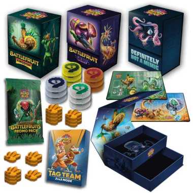 Mindbug Battlefruit Kingdom Board Game Kickstarter 5 Star Menu Edition