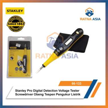 Stanley 66-133 Pro Digital Detection Voltage Tester Screwdriver Obeng Tespen Pengukur Listrik