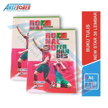 Aksesoren Buku Tulis New Star 38 Lembar [2 Pack/20 Buku] / Buku Sekolah Catatan Harian / Alat Tulis 