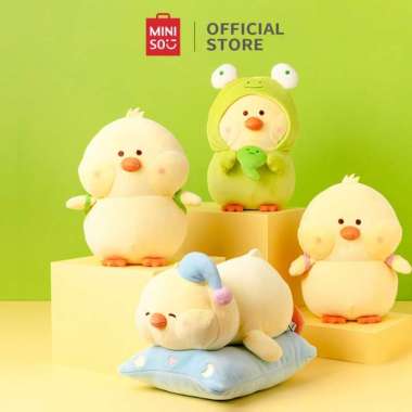 MINISO - Boneka Mainan Ayam Seri BIBI Boneka Binatang Lucu Boneka Tidur Kado untuk Anak Hadiah Ulang