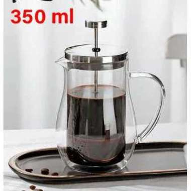 Bodum French Press Manual Double Wall Borosilicate Glass Coffee Pot BD360 Grinder Kopi Mesin Ekspres