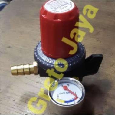Regulator Gas Elpiji Tekanan Tinggi LPG Kompor Jos + Meteran Elpigi Not Specified