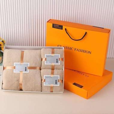 Bath Towel Set / Handuk Kamar Mandi Wajah Premium 3in1 Cotton Tebal Halus Hadiah Souvenir Pernikahan