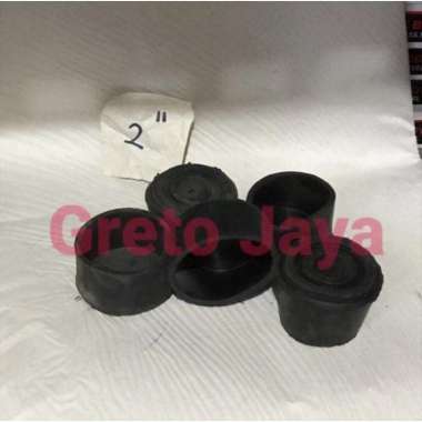 ( 2β ) Kaki Karet Bulat Hitam Kursi Tutup Pipa Aluminium Besi inch Kayu in Alas Meja Penutup Almini
