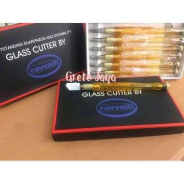 ( RAVVALI ) Alat Potong Kaca / Glass Cutter / Motong Pemotong Potongan Kaca Ravvalli Bagus Ravali No