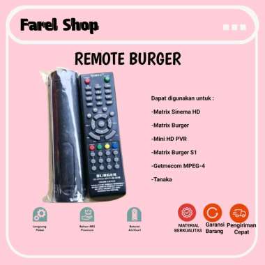 Remot Receiver Parabola Matrix Burger S1/S HD/Tanaka/Cinema