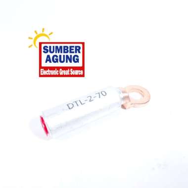 Skun Alcu 70mm Kabel Scun Bulat Tembaga DTL2 Bimetal no 70 DTL02 Bagus Berkualitas