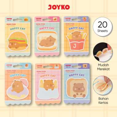 JOYKO Memo Stick Sticky Note Kertas Memo Memo Tempel MMS-43 Happy Eat