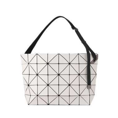 [12.12 Dealcember] Bao Bao Issey Miyake Blocky Shoulder Bag Light Grey Grey