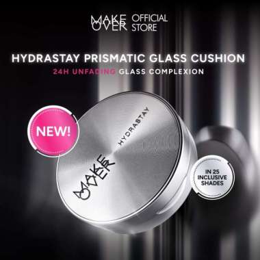 MAKE OVER Hydrastay Prismatic Glass Cushion W30 CREME BEIGE