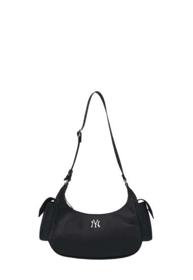 Basic Nylon Pocket Hobo Bag NY