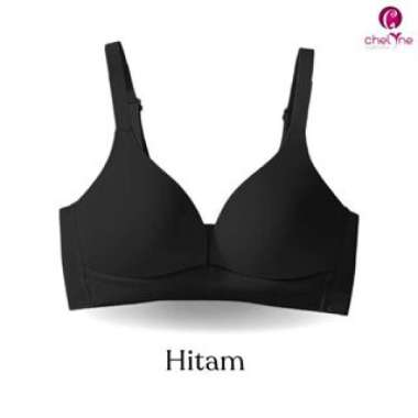 Chelyne BH Wanita B19376 Full Cup Bra Seamless Lycra Premium Tanpa Kawat Penyangga - Big Size Daily