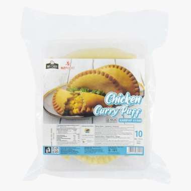 MY CHEF CHICKEN CURRY PUFF 350GR ISI 10 FROZEN KARIPAP AYAM BEKU