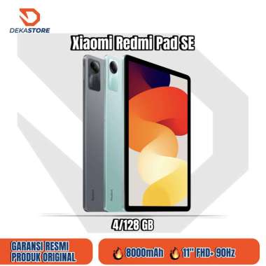Xiaomi Pad SE 4/128 GB Garansi Resmi Pad SE 8,7"