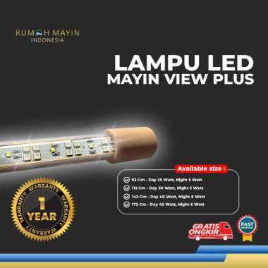 Lampu LED MAYIN PLUS Aquarium ikan Arowana / Arwana 142cm Packing PVC