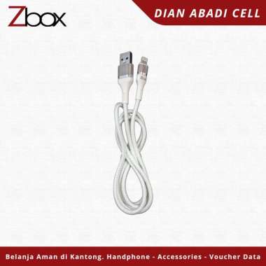 Kabel Data Zbox Weave ZX-03 Lightning White