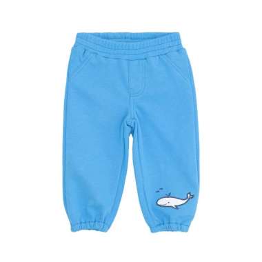 TORIO Comfy Jogger Pant Baby Blue Whale - Jogger Bayi - Celana Bayi 18-24 bulan