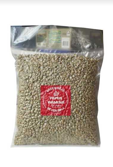 Seven Bika Papua Wamena Green Beans (Biji Mentah) Grade 1 2,5Kg