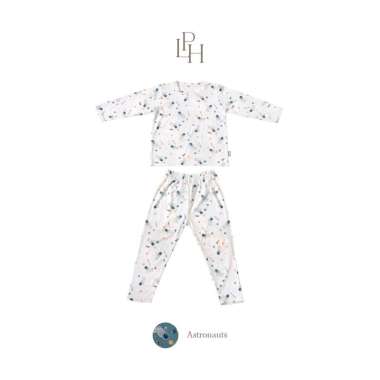 Little Palmerhaus - TENCEL Kids Pajamas 4.0 (Piyama Tencel Anak) 5-6 YEARS ASTRONAUTS