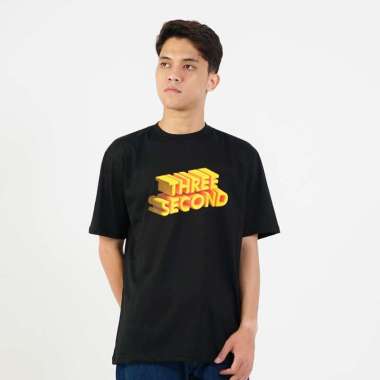 3Second Men's T-Shirt Short Sleeve Regular Fit Cotton Havana OL-C430425 White XL