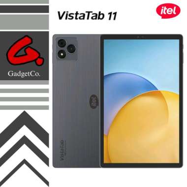 Itel Vistatab 11 4/128GB 4G LTE Garansi Resmi - tablet murah - Batere besar - bisa sim Abu-abu Gelap