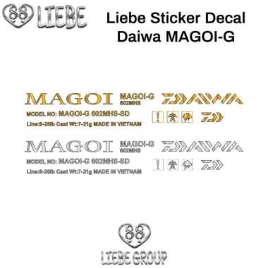 Liebe Sticker Decal Daiwa Magoi G MAGOI G 562MHS SLVER