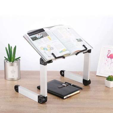 SHARKBANG Stand Buku Baca Book Reading Shelf Bracket 360 Degree - YL-811 Putih