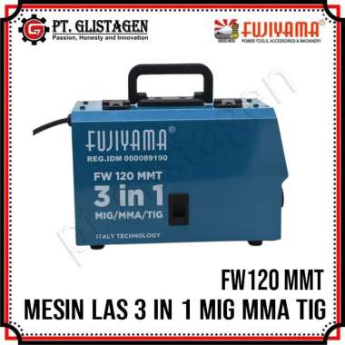 Fujiyama Mesin Las 3 IN 1 MIG MMA TIG FW 3in1 Travo Tanpa Gas Co2 Gasless Trafo Las Inverter Argon C