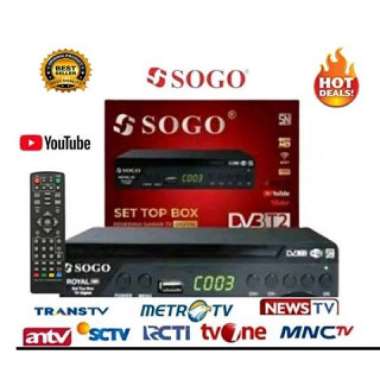 Set Top Box SOGO Digital TV Receiver STB untuk TV Tabung dan LCD/LED/merah/biru SET TOP BOX