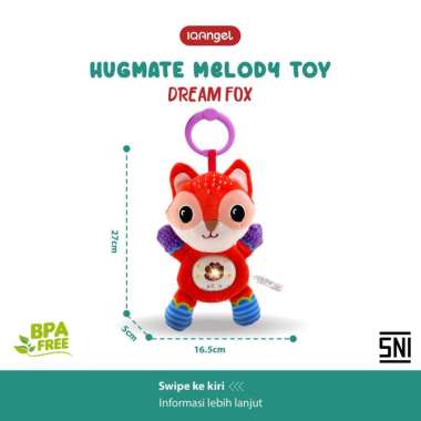 IQAngel – HugMate Melody Toy / Mainan Edukasi Boneka Tidur Bayi dan Anak Melatih Sensorik Motorik - 