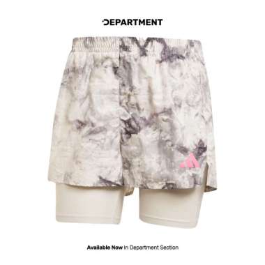 Celana Lari Wanita ADIDAS OWN THE RUN SPRAY DYE 2-IN-1 JN9669 ORIGINAL S