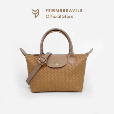 Femmebravile Sling Bag Tas Selempang Wanita Fashion Women Shoulder bag Jennie Gayatri Bag Mocca