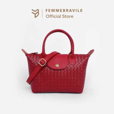 Femmebravile Sling Bag Tas Selempang Wanita Fashion Women Shoulder bag Jennie Gayatri Bag Red