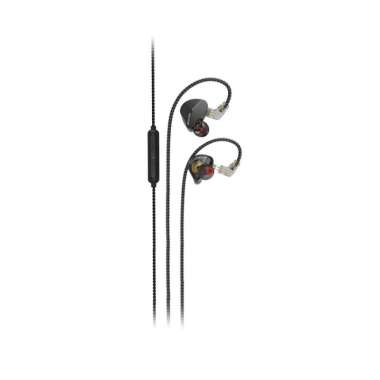 Rexus EM100 EM-100 Wired Earphone In Ear Monitor 10mm Dynamic Driver EM 100 IEM with Mic Grey