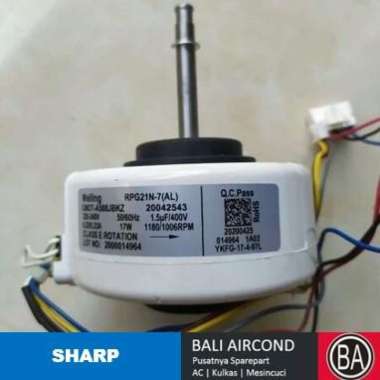 Motor Dinamo Fan AC Sharp Welling RPG21N RPG17N