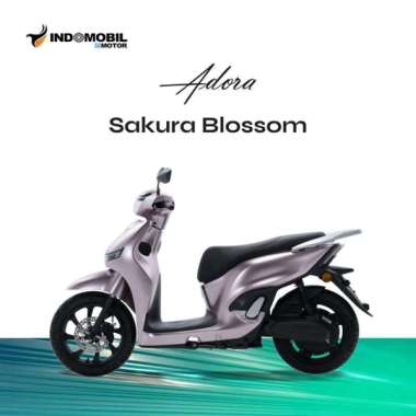 Indomobil E-Motor Adora Flat Sepeda Motor [OTR SULAWESI] Sakura Blossom Kendari